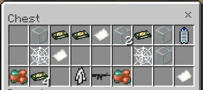 Содержимое сундуков в структурах: ресурсы для выживания