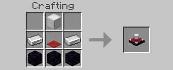 Рецепт создания блока для автоматической добычи