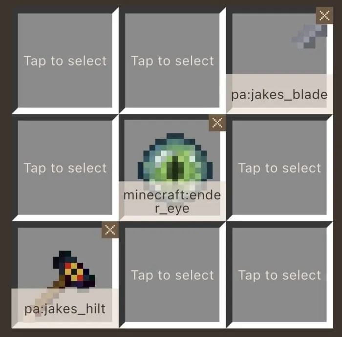 Крафт меча Джейка