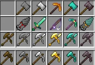 Набор новых инструментов из мода UtilityCraft