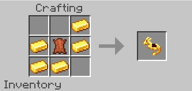 Крафт золотой брони Виверны