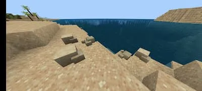 Разбросанные камни на пляже