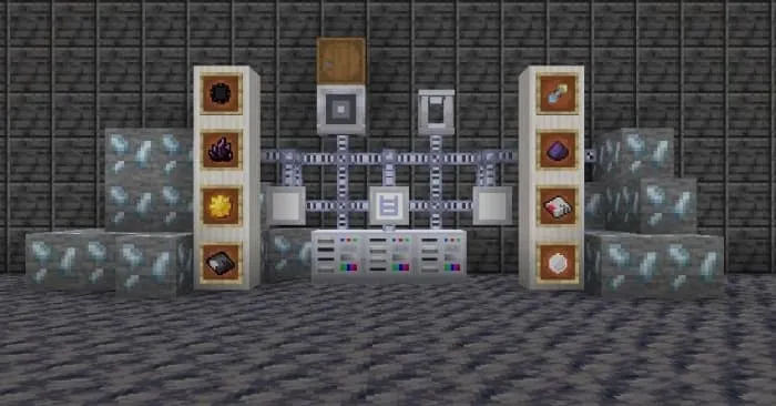 Большая система с терминалами и жесткими дисками