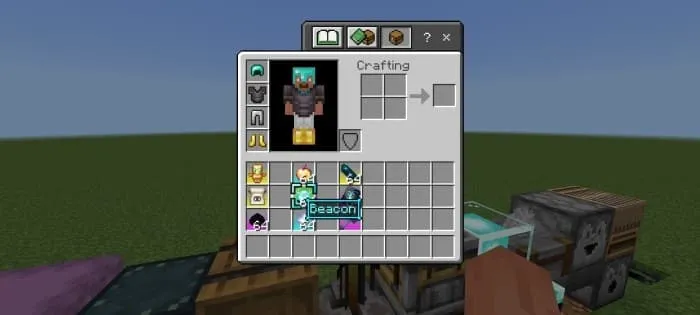 Маяк с редкостью, выделенной синим цветом