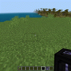 Аниматроник возвращается к своему блоку днём — демонстрация механики