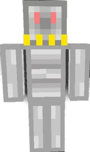 Мощный зомби с металлическим телом