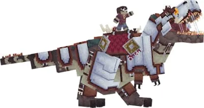 Прирученный тираннозавр в броне