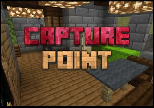 Зона захвата в мини-игре на карте побега из тюрьмы Minecraft