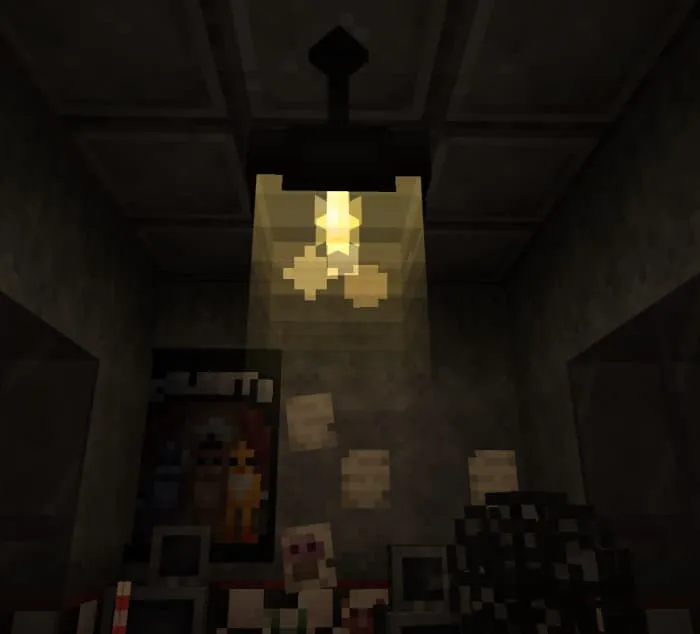 Навесной светильник, крепящийся к потолку