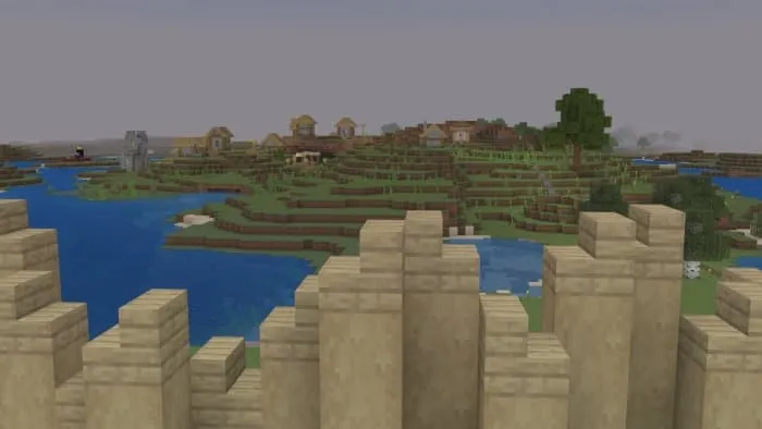 Стены деревни