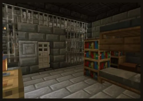 Комната заключённого в секторе 02 карты The Amazing Prison Escape Room