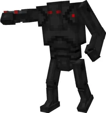 Боевой дроид Б2 с оружием из мода General Grievous в Minecraft