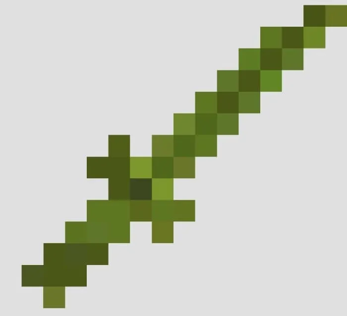 Зеленый травяной меч