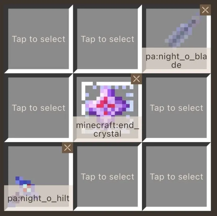 Крафт ночного меча