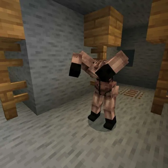 Манекен в пещере