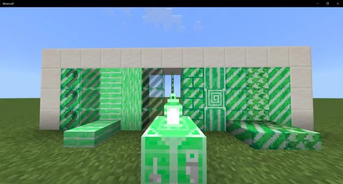 Зелёные леденцовые блоки