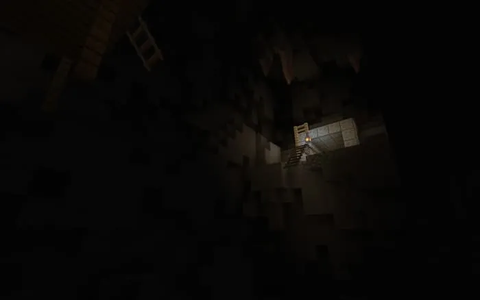 Пропасть в шахте