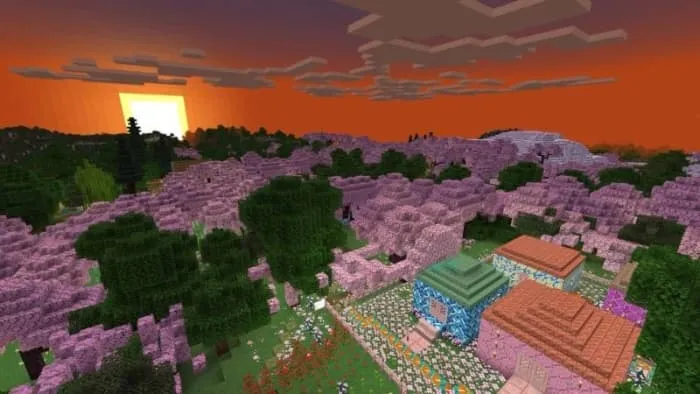 Деревня сверху