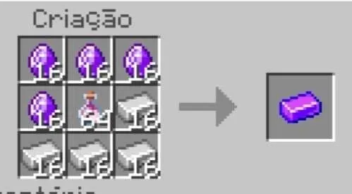 Крафт эндеритового слитка