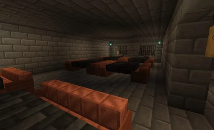 Серая столовая в тюрьме