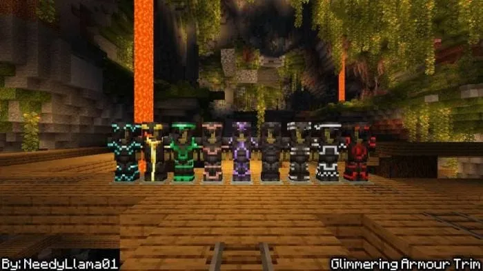 Новый вид кузнечного шаблона на незеритовых доспехах