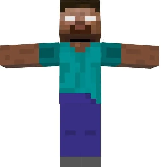 Херобрин с вытянутыми в стороны руками