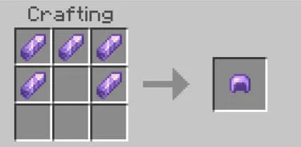 Крафт аметистового шлема