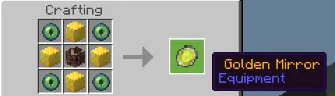 Крафт золотого зеркала