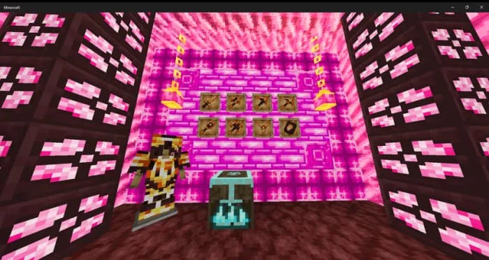 Пиро-предметы в рамках и броня