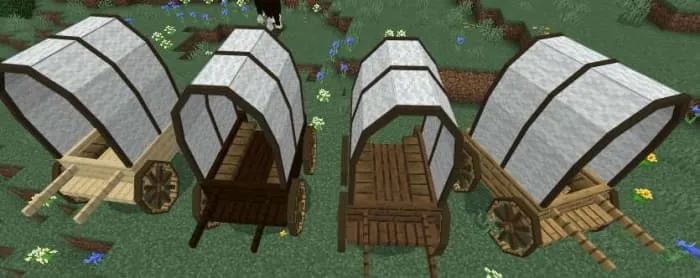 Повозки с крышей