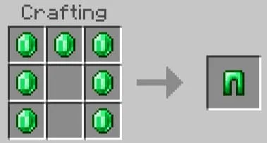 Крафт изумрудных поножей