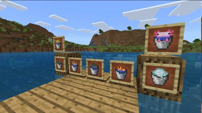 Старый вид ведер