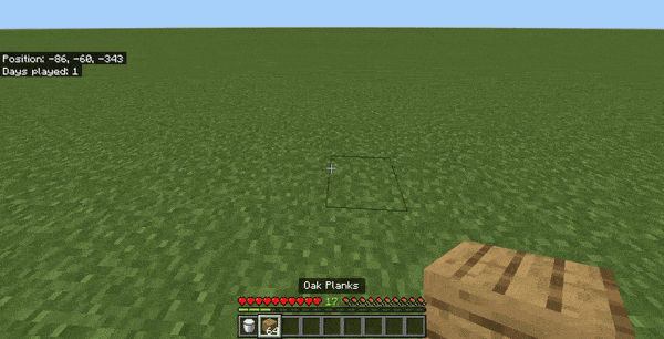 Создание постройки с использованием облачного блока