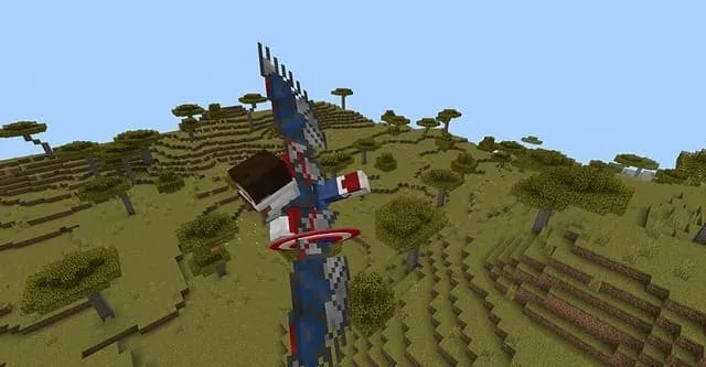 Полет в костюме над биомом