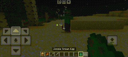 Анимация падения головы с зомби