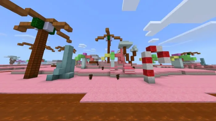 Вход в биом из конфет