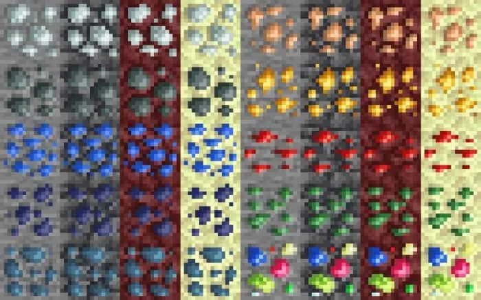 Новые варианты руд