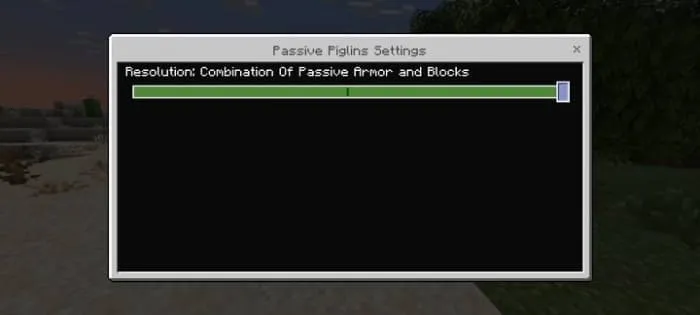Настройка о полной пассивности пиглинов