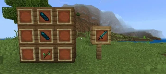 Темный скалковый меч и его крафт