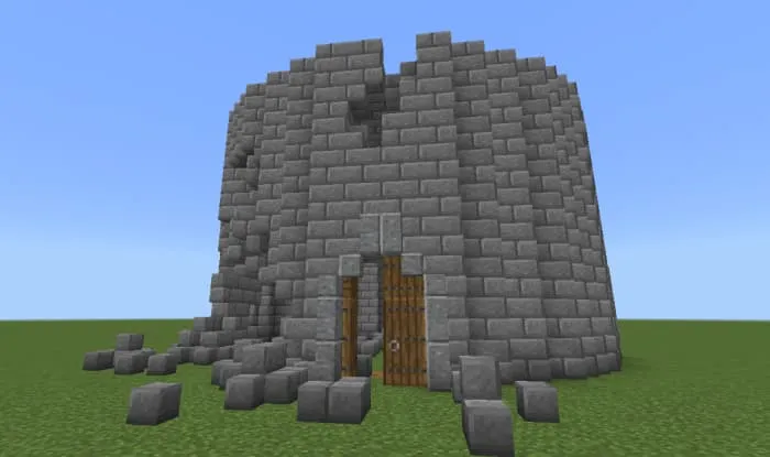 Разрушенное здание