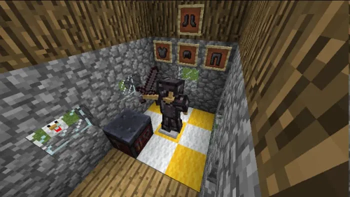 Новый вид незеритовой брони и инструментов