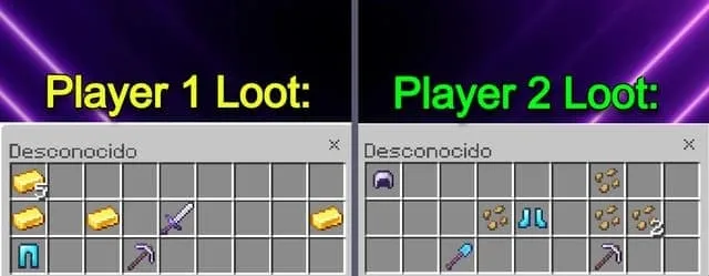 Содержимое сундука для двух игроков