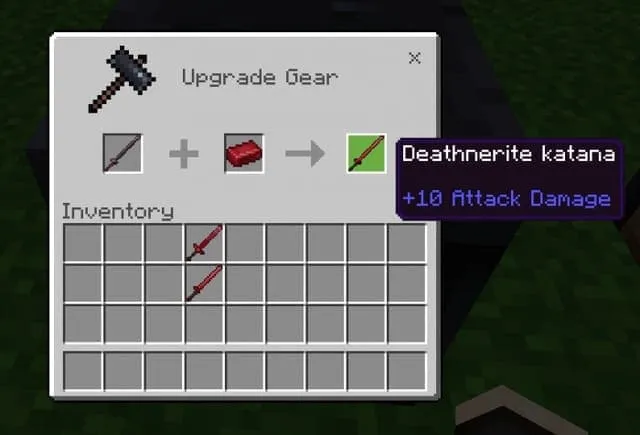 Использование незерита для усиления экипировки