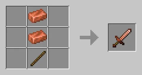 Крафт медного меча