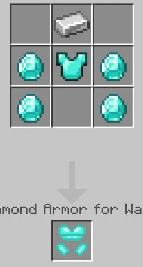Крафт алмазных доспехов