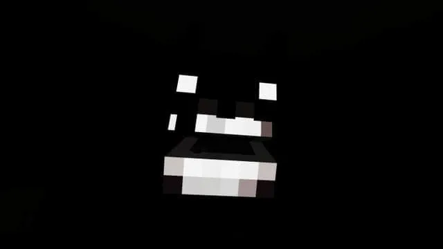 Жуткое лицо монстра