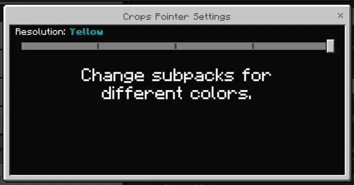 Изменение цвета стрелок над растениями