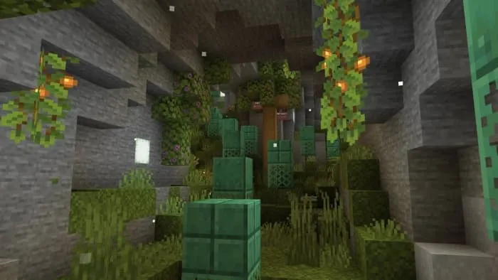 Паркур по окисленным блокам меди