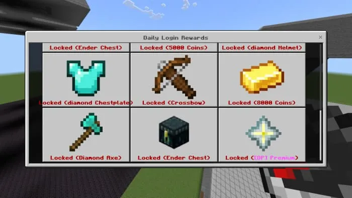 Выбор ежедневной награды