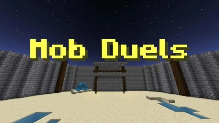 Основная арена для сражений с мобами, оформленная в классическом стиле